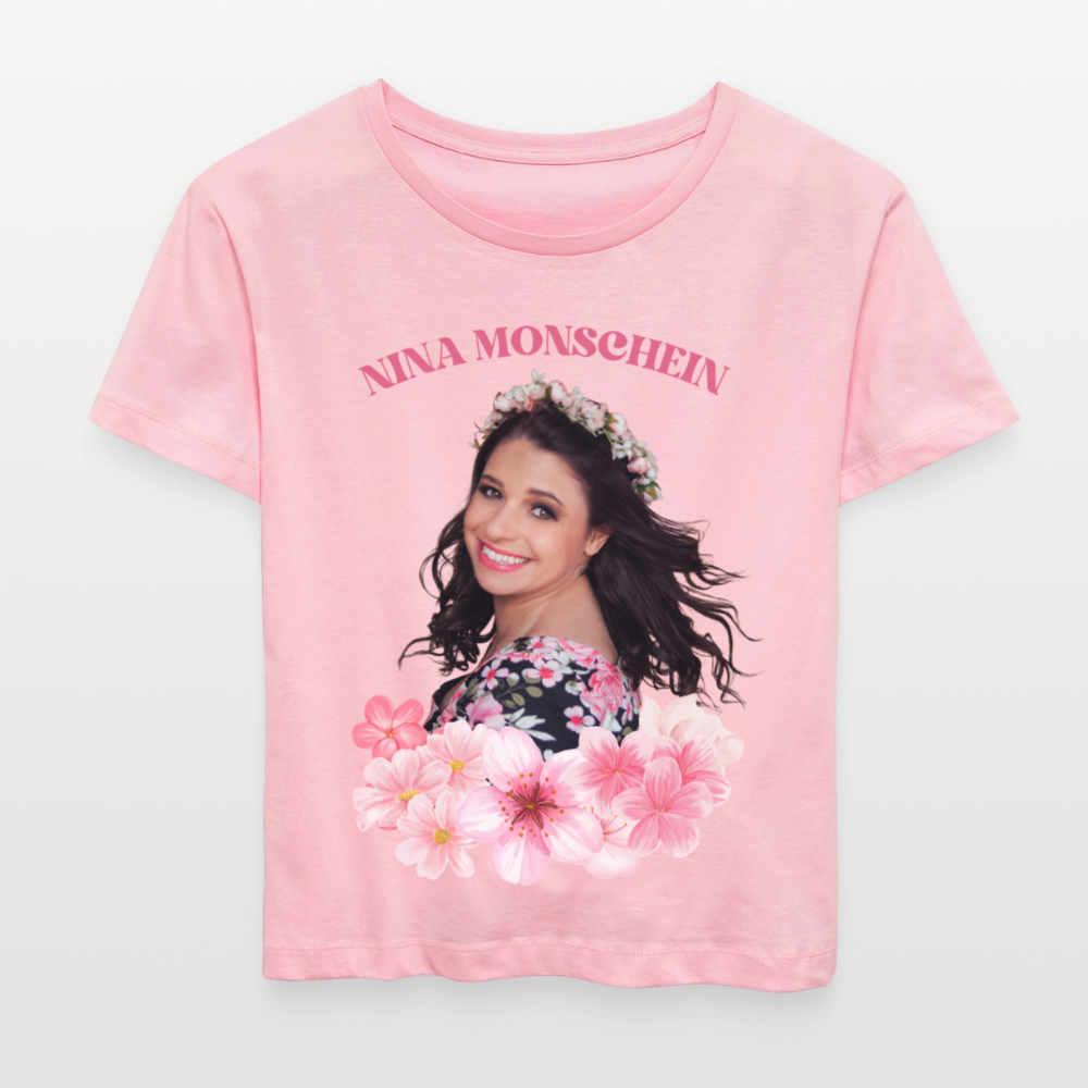 Nina Monschein 'Vintage' T-Shirt, Damen - cotton pink