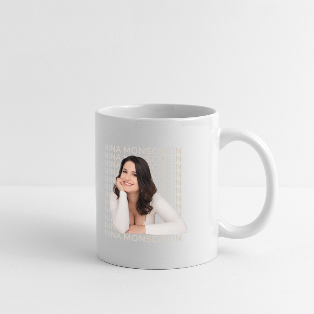 'Nina Monschein' Tasse - white