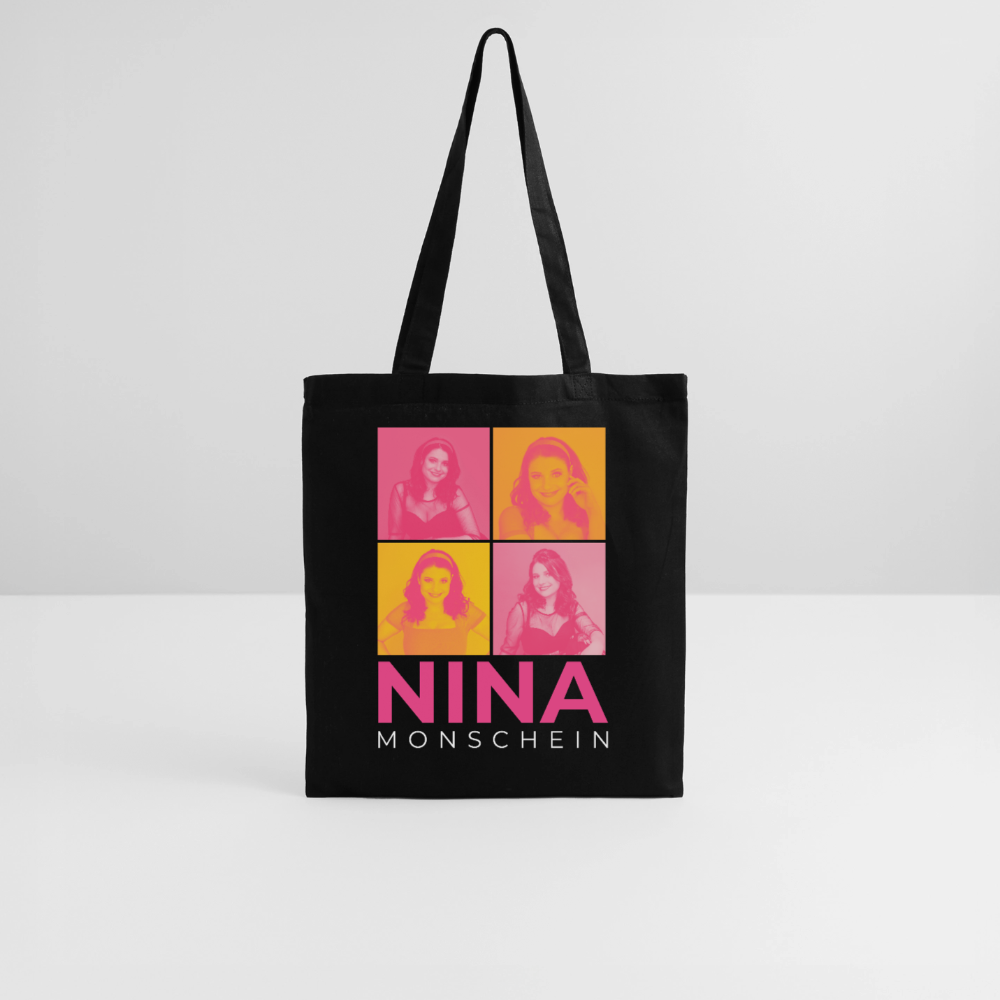Nina Monschein 'Duocolor' Tote Bag - black
