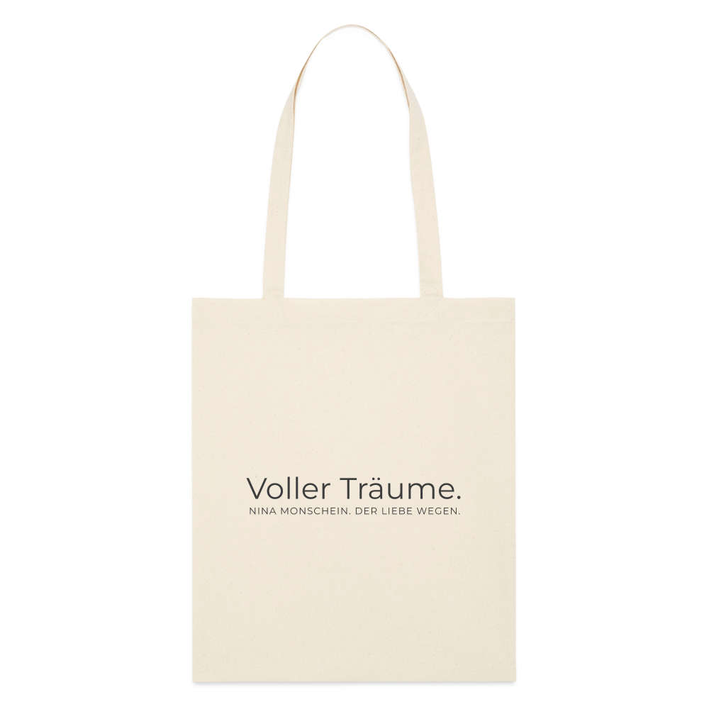 'Voller Träume' Tote Bag - natural raw