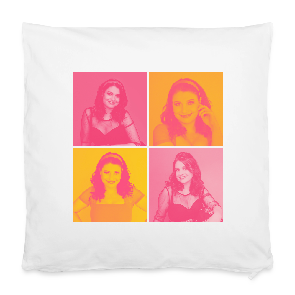 Nina Monschein 'Duocolor' Kissen - white