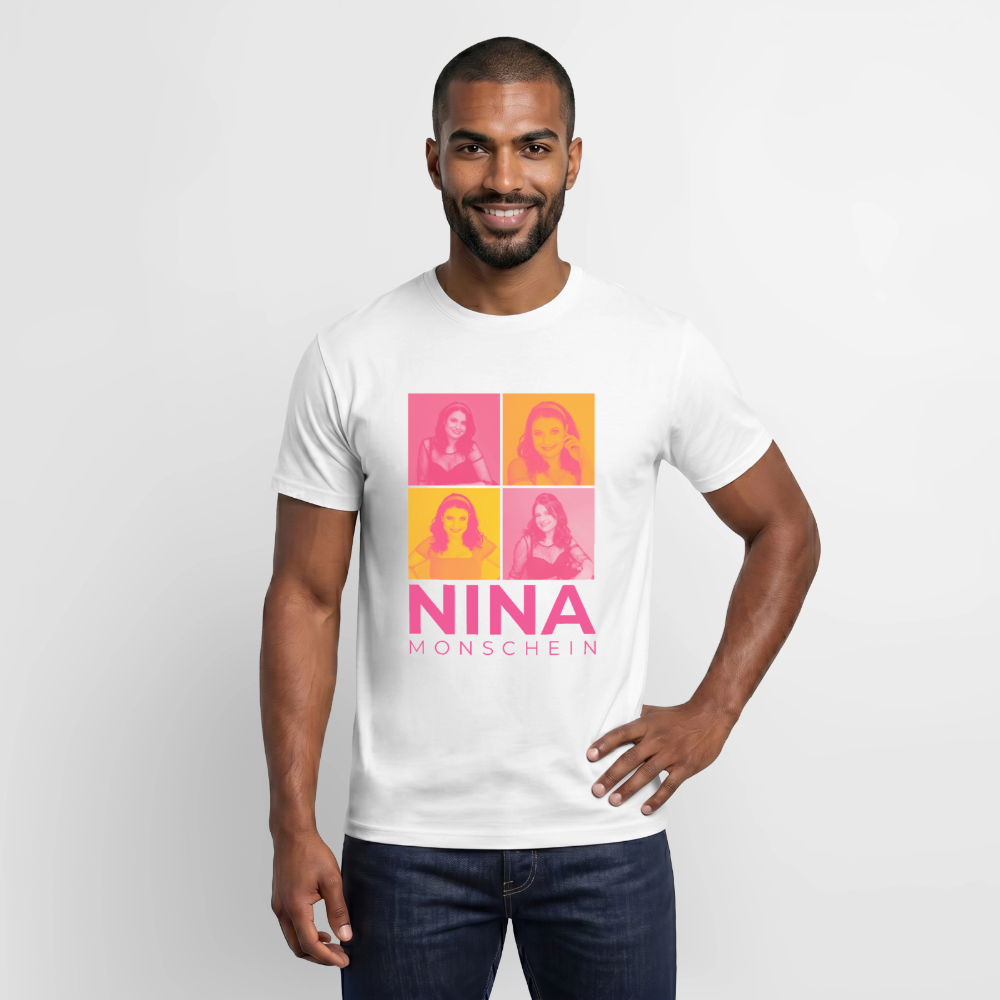 Nina Monschein 'Duocolor' T-Shirt, weiß - white