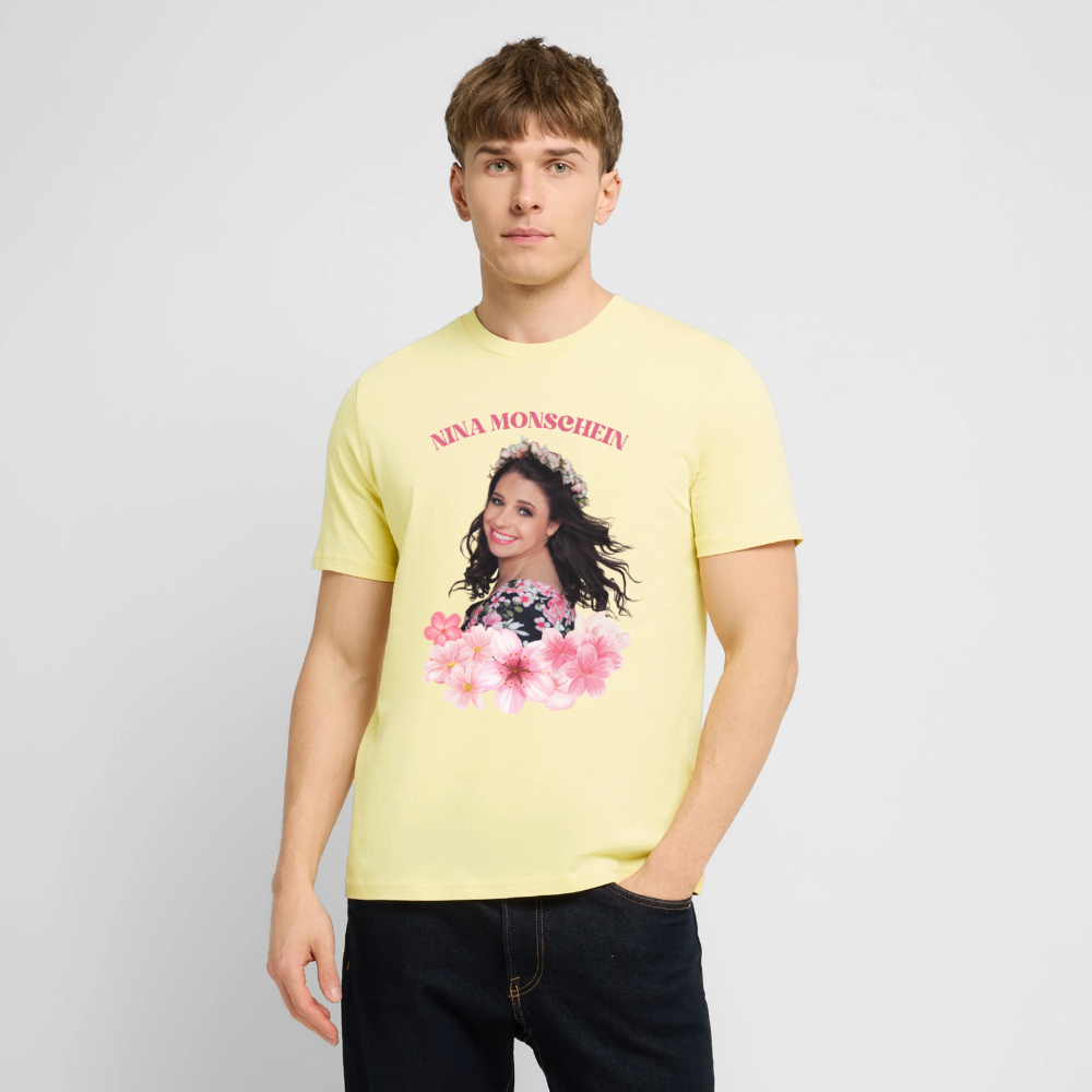 Nina Monschein 'Vintage' T-Shirt, Herren - cream
