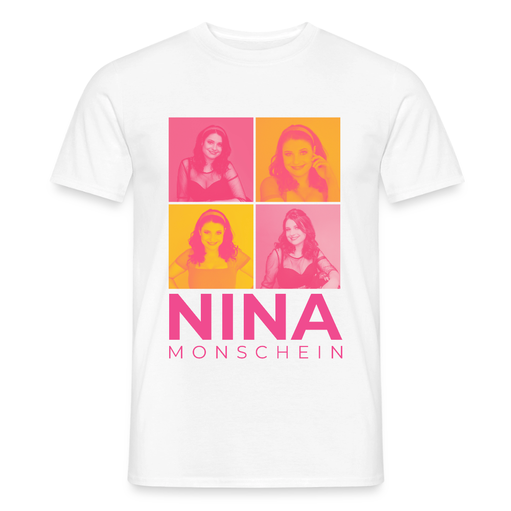Nina Monschein 'Duocolor' T-Shirt, weiß - white