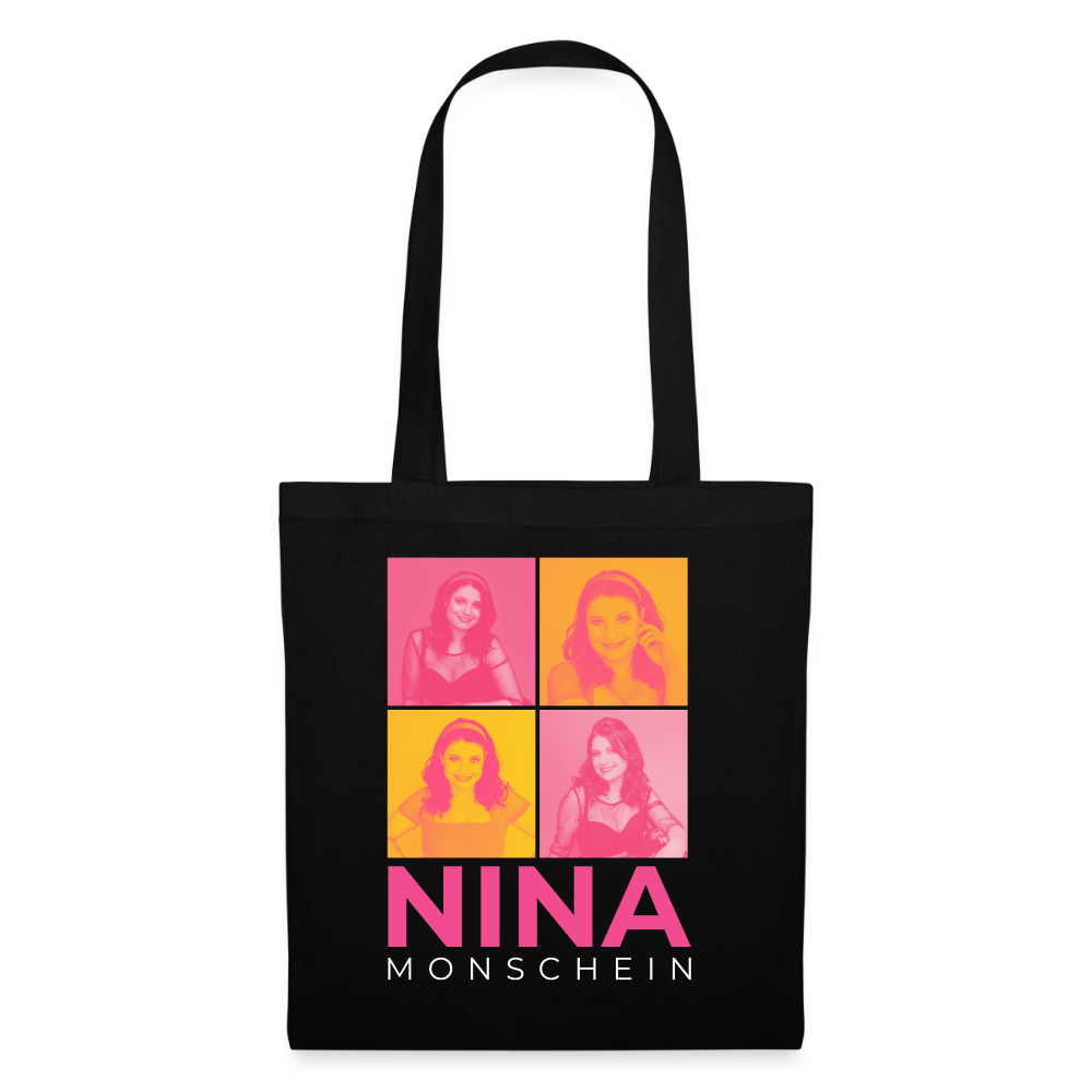 Nina Monschein 'Duocolor' Tote Bag - black
