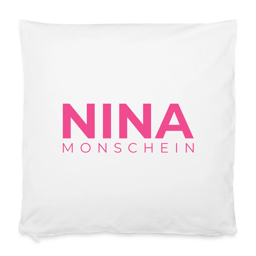 Nina Monschein 'Duocolor' Kissen - white