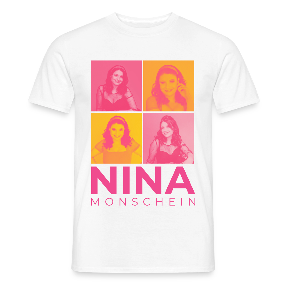 Nina Monschein 'Duocolor' T-Shirt, weiß - white
