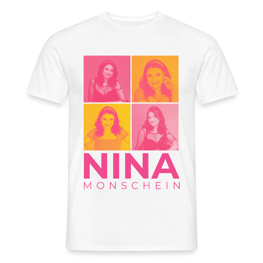 Nina Monschein 'Duocolor' T-Shirt, weiß - white