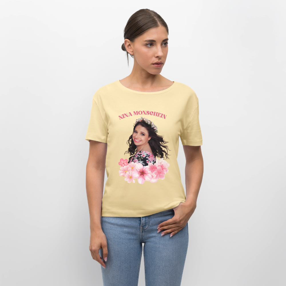 Nina Monschein 'Vintage' T-Shirt, Damen - cream