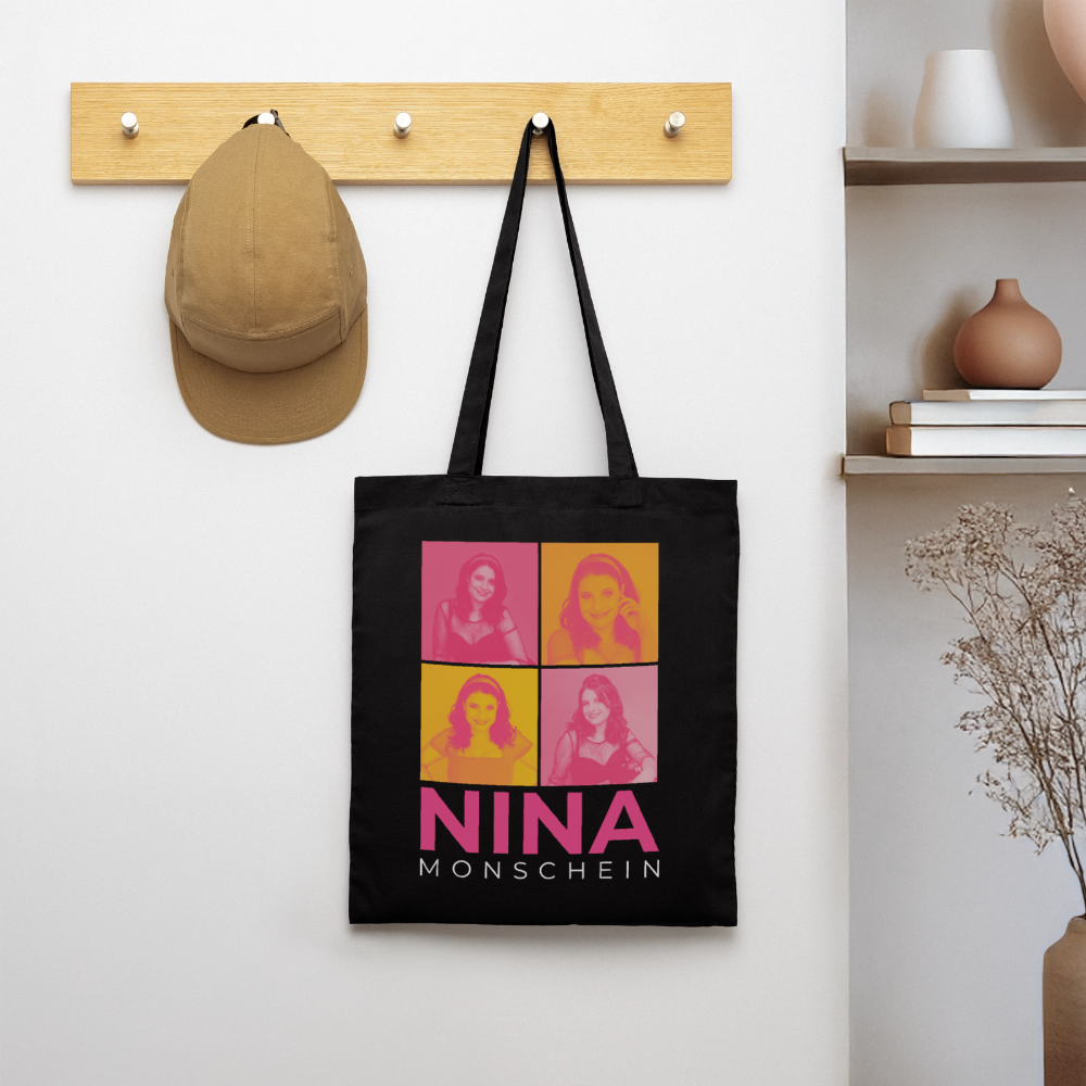 Nina Monschein 'Duocolor' Tote Bag - black