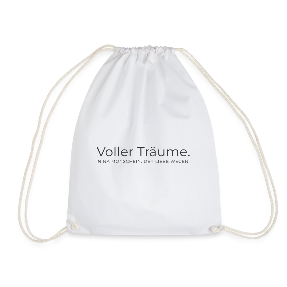 'Voller Träume' Matchbag - white