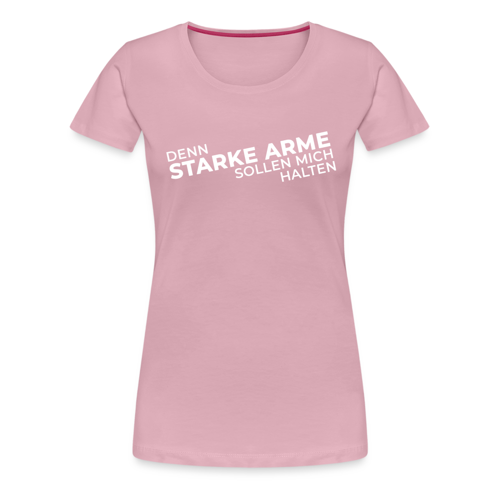 'Starke Arme' T-Shirt - rose shadow