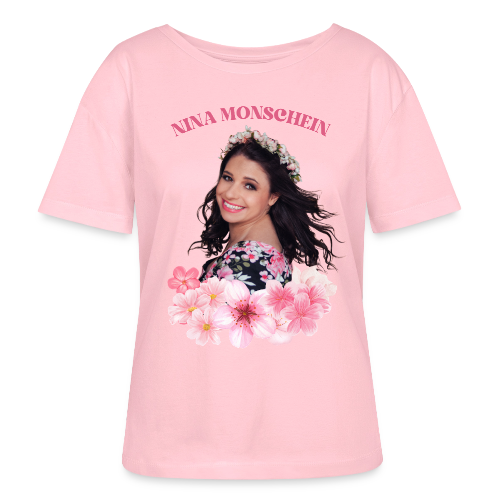 Nina Monschein 'Vintage' T-Shirt, Damen - cotton pink